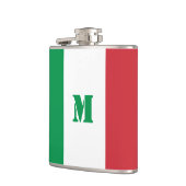 Italiaanse vlaggenkolf heupfles (Links)