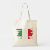 Italiaanse Vlaggenpenselen Tote Bag (Achterkant)