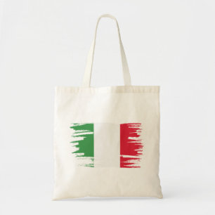 Italiaanse Vlaggenpenselen Tote Bag