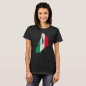 Italiaanse vlaggepride t-shirt (Voorkant volledig)