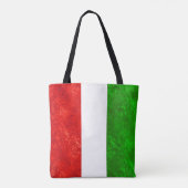 Italiaanse Vlagontwerp Tote Bag (Achterkant)