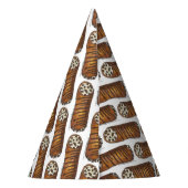 Italiaanse voedselbakkerij chocolade Chip Cannoli Feesthoedjes (Achterkant)