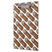 Italiaanse voedselbakkerij chocolade Chip Cannoli Klembord (Links)