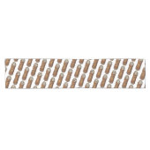 Italiaanse voedselbakkerij chocolade Chip Cannoli Korte Tafelloper (Horizontaal)