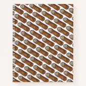 Italiaanse voedselbakkerij chocolade Chip Cannoli Notitieboek (Voorkant)