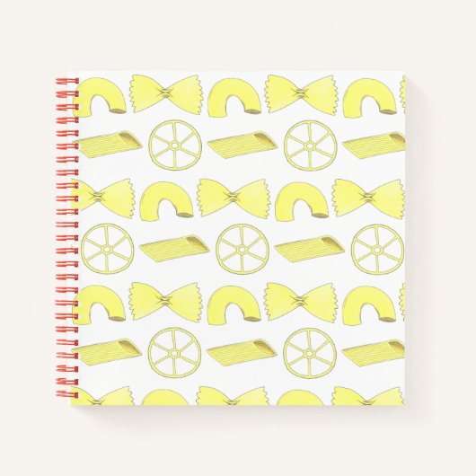 Italiaanse voedselpasta spaghetti Meatballen Marin Notitieboek (Voorkant)