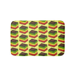 Italiaanse voedselregenboog Tricolor Seven Layer C Badmat