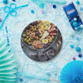 Italiaanse voedselselectie papieren bordje (Feest)