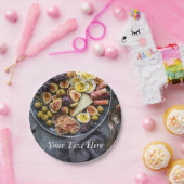 Italiaanse voedselselectie papieren bordje (Feest)