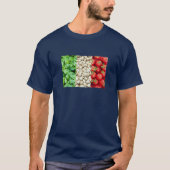 Italiaanse voedselvlag Tshirt (Voorkant)