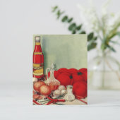 Italiaanse voedselvoorziening Tomato Catsup Kaart (Staand voorkant)