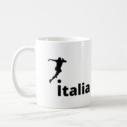 Italiaanse voetbal koffiemok (Links)