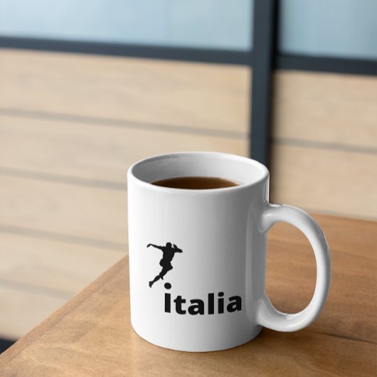 Italiaanse voetbal koffiemok