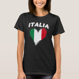Italiaanse voetbalbond Italië Italiaanse hartslag  T-shirt