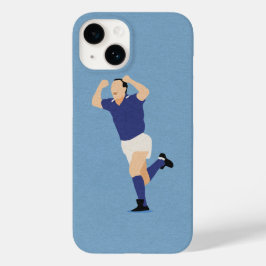 Italiaanse voetbalbond Legend Schillaci Blue Case-Mate iPhone 14 Hoesje