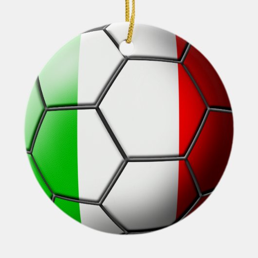 Italiaanse voetbalorganisatie keramisch ornament (Voorkant)