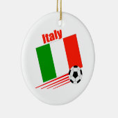 Italiaanse voetbalploeg keramisch ornament (Rechts)