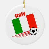 Italiaanse voetbalploeg keramisch ornament (Achterkant)