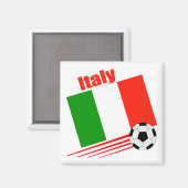Italiaanse voetbalploeg magneet (Voorkant / Achterkant)