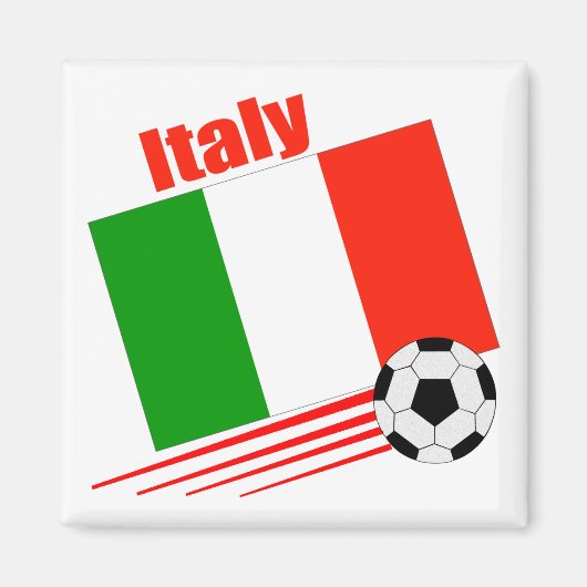 Italiaanse voetbalploeg magneet (Voorkant)
