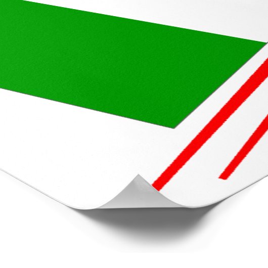 Italiaanse voetbalploeg poster (Hoek)