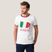 Italiaanse voetbalvlag t-shirt (Voorkant volledig)