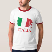 Italiaanse voetbalvlag t-shirt (Voorkant)