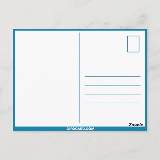 Italiaanse vogelkaart briefkaart (Achterkant)