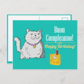 Italiaanse vogelkaart briefkaart (Voorkant / Achterkant)