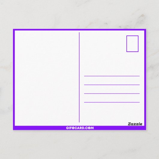 Italiaanse vogelkaart briefkaart (Achterkant)