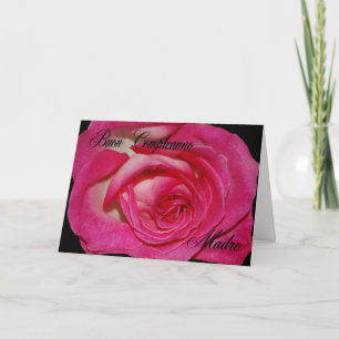 Italiaanse vogelkaart voor moeder kaart