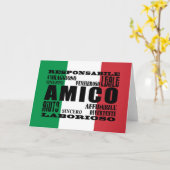 Italiaanse Vrienden: Kwaliteiten Kaart (Gele Bloem)