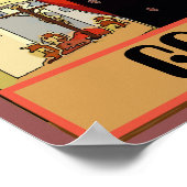 Italiaanse vrouw en wijn, Vino-Poster Poster (Hoek)