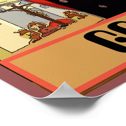 Italiaanse vrouw en wijn, Vino-Poster Poster (Hoek)