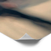 Italiaanse vrouw in Napels portretolie Poster (Hoek)