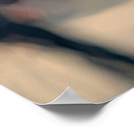 Italiaanse vrouw in Napels portretolie Poster (Hoek)