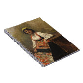 Italiaanse vrouw (La Morieri) door Corot Notitieboek (Rechterzijde)