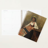 Italiaanse vrouw (La Morieri) door Corot Planner (Display)