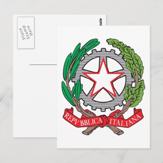 italiaanse wapenstilstand briefkaart (Voorkant / Achterkant)