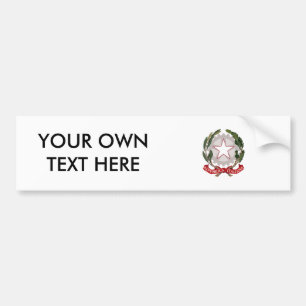 Italiaanse wapenstilstand bumpersticker