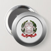 Italiaanse wapenstilstand ronde button 4,0 cm (Voorkant /achterkant)