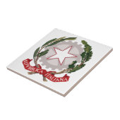 italiaanse wapenstilstand tegeltje (Zijkant)