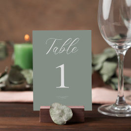 Italiaanse Waterverf Sage Green House Wedding Kaart