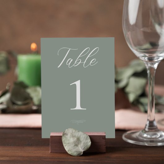 Italiaanse Waterverf Sage Green House Wedding Kaart