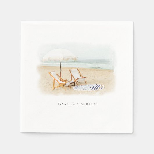 Italiaanse Waterverf Servet (Voorkant)