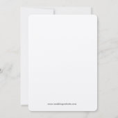 Italiaanse Waterverf Villa Wedding Kaart (Achterkant)