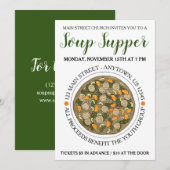 Italiaanse Wedding Soup Kom Souper Festival Kaart (Voorkant / Achterkant)