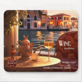 Italiaanse wijn artistiek muismat (Voorkant)