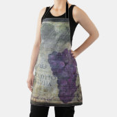  Italiaanse wijn en Paarse druiven Schort (Insitu)