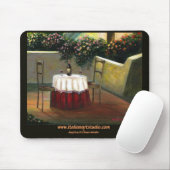 Italiaanse wijn Sunset Mousepad Muismat (Met muis)